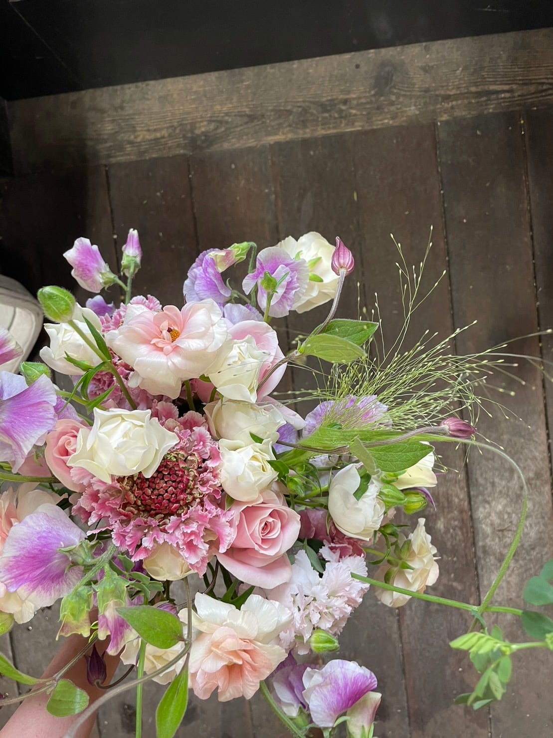 季節のお花のおまかせブーケ⁂Mサイズ　¥5,500