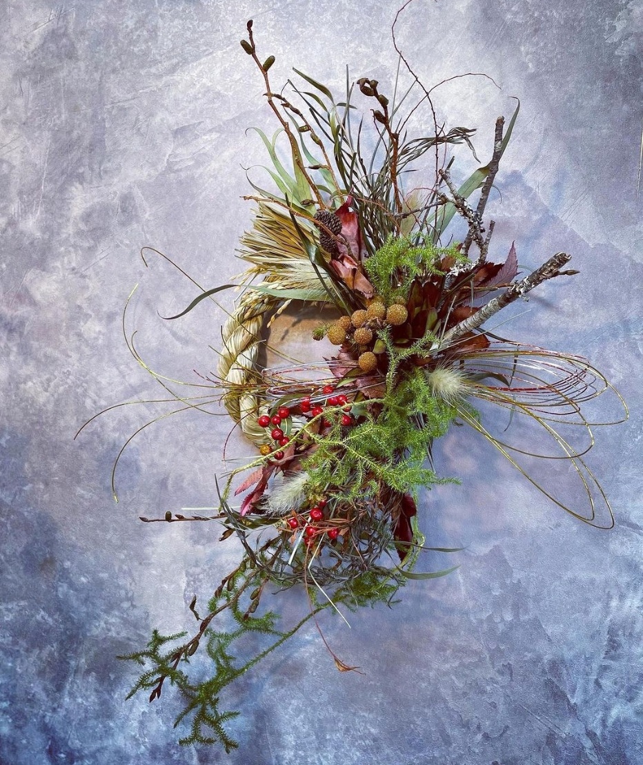 しめ縄・お正月アレンジメント１dayレッスンのお知らせ